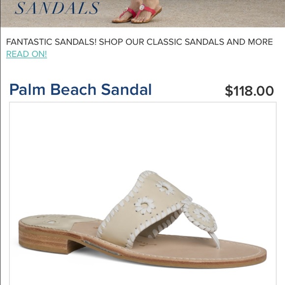 Price lowered! Jack Rogers Palm Beach sandal