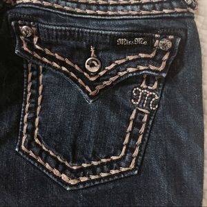 NWOT Miss Me Jeans Dark Wash SZ 30/33