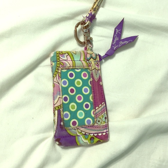 Vera Bradley zip ID + Lanyard
