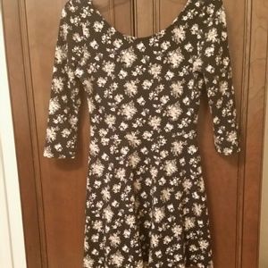 Forever 21 Black Floral Dress