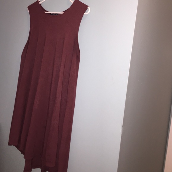 Brandy Melville Alena Dress, Maroon, almost new