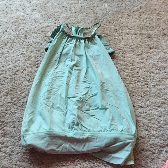 Mint flowy lulu tank