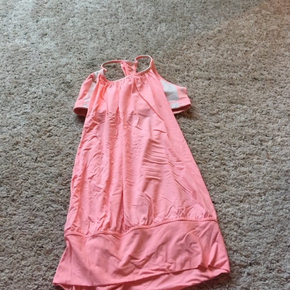 Pink flowy lulu top
