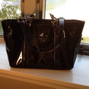 Patent Leather Coach Handbag