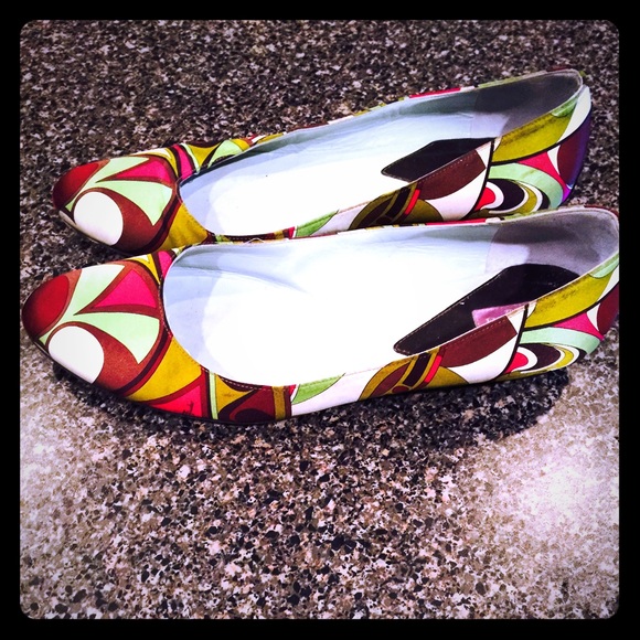 HP🎉Vintage Emilio Pucci Ballerina Flats.