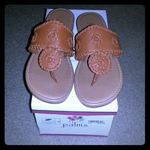 Tan sandals