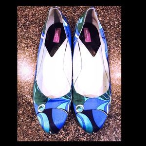Emilio Pucci Multi Color Ballerina