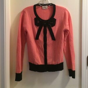 Milly sample sale bow sweater