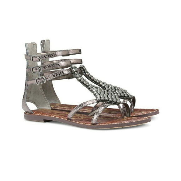 🍃Sam edelman pewter ginger gladiator sandal