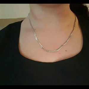 Bundle sterling silver chain stainless steel chain