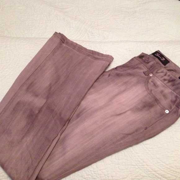 Gray washout Seven7 jeans. Flare leg.  Size 27