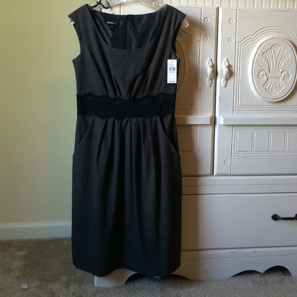 SOLD Alyx dress dark grey/black pockets