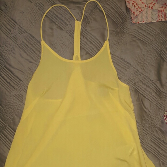 Brand 🆕! yellow racerback top