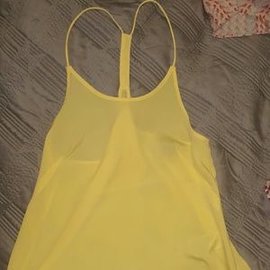 Brand 🆕! yellow racerback top
