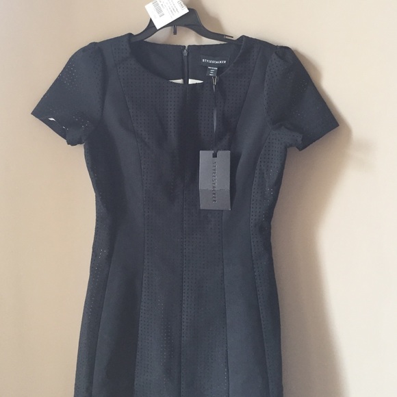 Black short dress