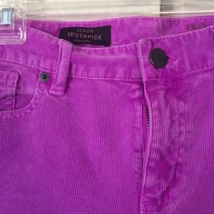 JCrew toothpick corduroy pants