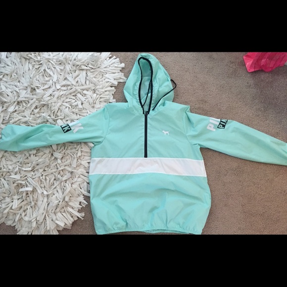 Victoria's Secrets PINK half zip rain jacket