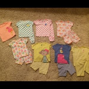 Carter's lot of Jammie's - 9 month
