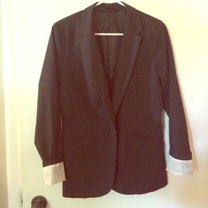 Black fitted blazer