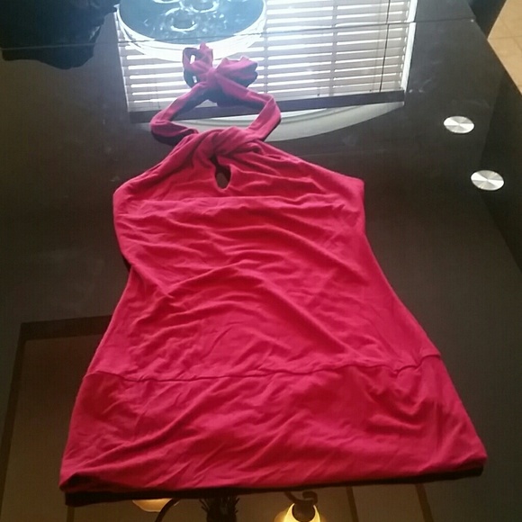 Deep Red halter top