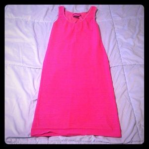 Pink Bodycon Dress With Back Cut Out
