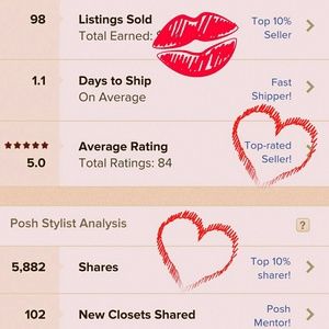 💕top rated Posher💕and love to share! 💐