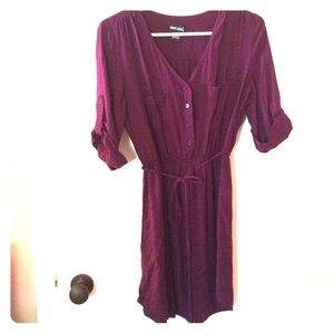 Plum colored dress