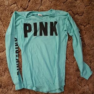PINK open back long sleeve