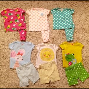 Carter's lot of Jammie's - 6 month