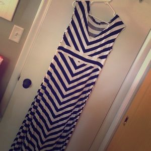 Black and white Maxi dress