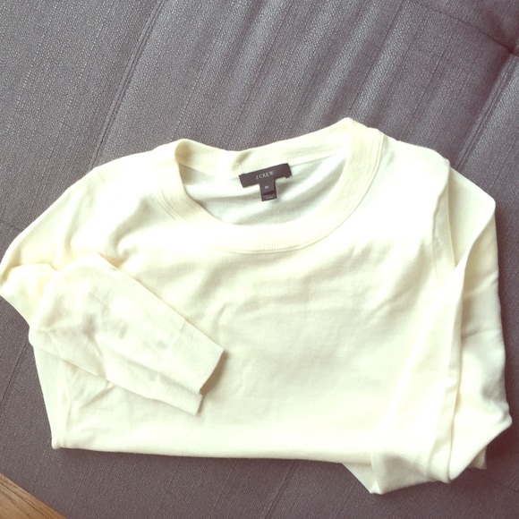 J Crew Tippi sweater ivory