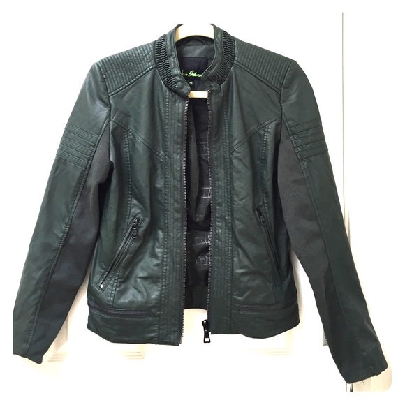 Dark Green Leather Jacket