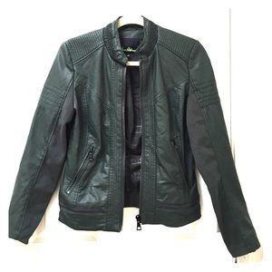 Dark Green Leather Jacket