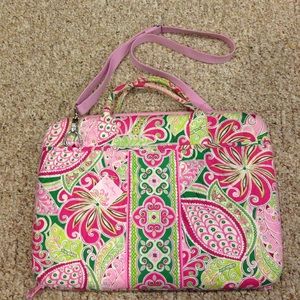 Vera Bradley Laptop Portfolio Pinwheel Pink
