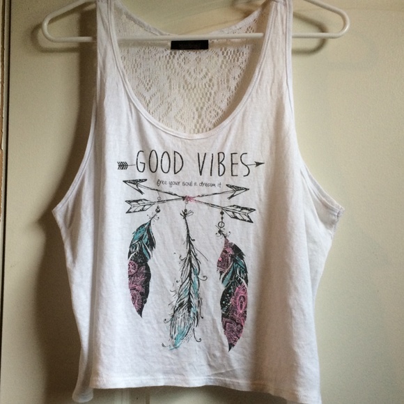Lace tank top