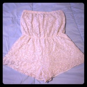 Off White Roxy Lace Romper