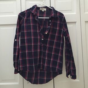 Olive & Oak partial button up