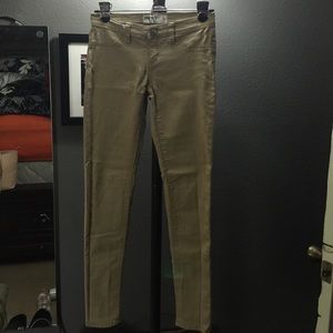Tan RSQ Miami jeggings. Size: 1 regular