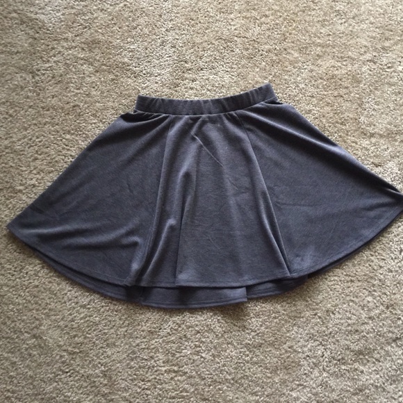 grey skater skirt