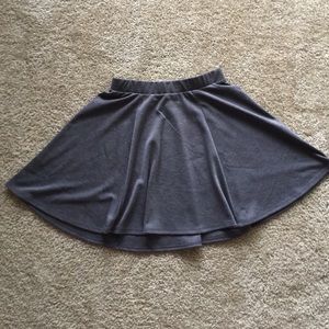 grey skater skirt