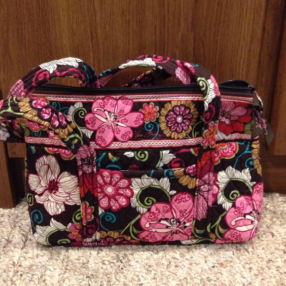 Vera Bradley Mod Floral Pink Shoulder Bag