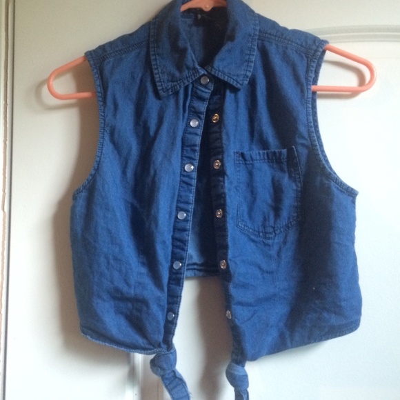 Denim vest