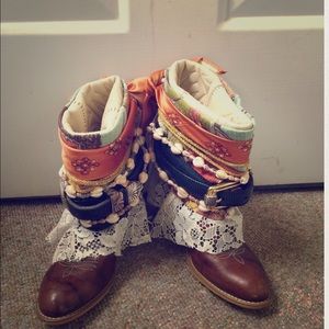 Upcycled Cowboy Boots