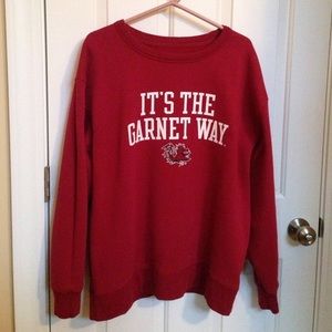Men's Gamecock/Carolina/USC scoop neck sweatshirt