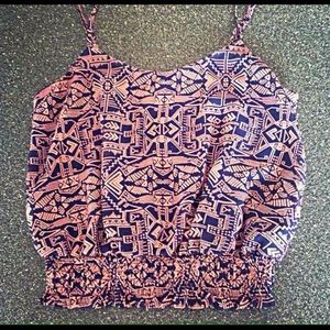Tribal print tank top