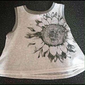 Sunflower crop top