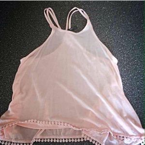 Baby pink halter