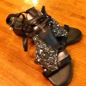 Beautiful sparkly sandals by arturochiang