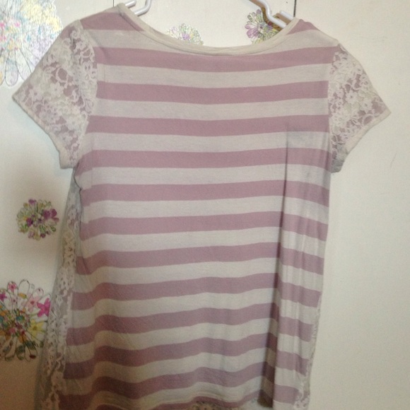Lauren Conrad lace tee - Picture 4 of 4