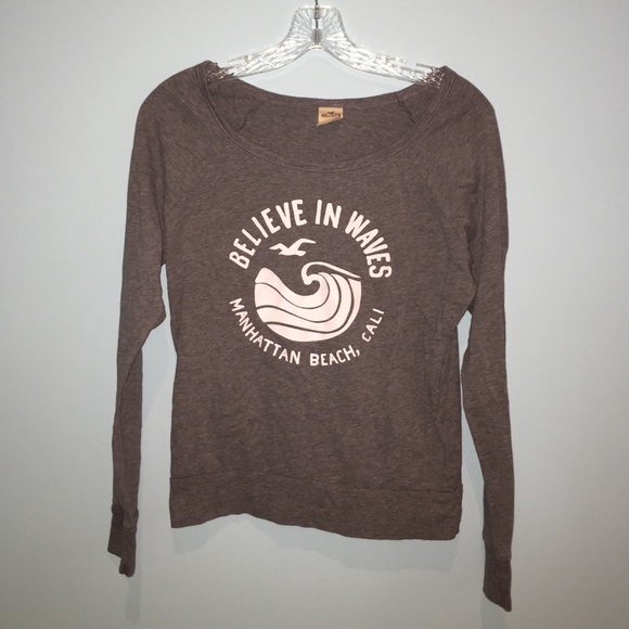 long sleeve graphic crew neck